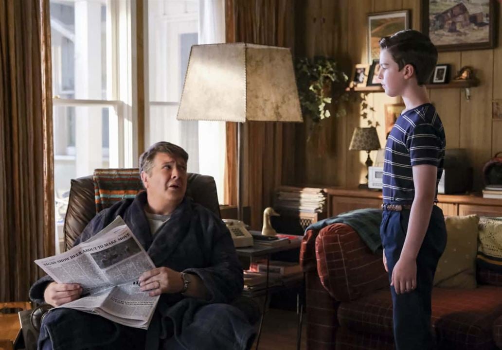 Young Sheldon : Photo Lance Barber, Iain Armitage