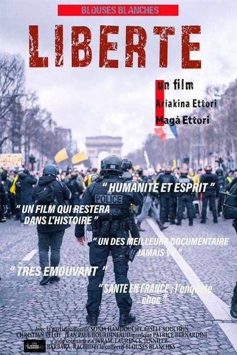 Liberté - Blouses blanches : Affiche