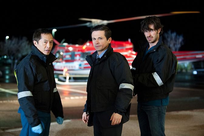 Photo Eoin Macken, Freddy Rodriguez, Ken Leung