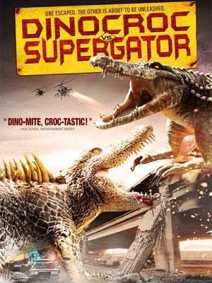 Dinocroc vs. Supergator : Affiche