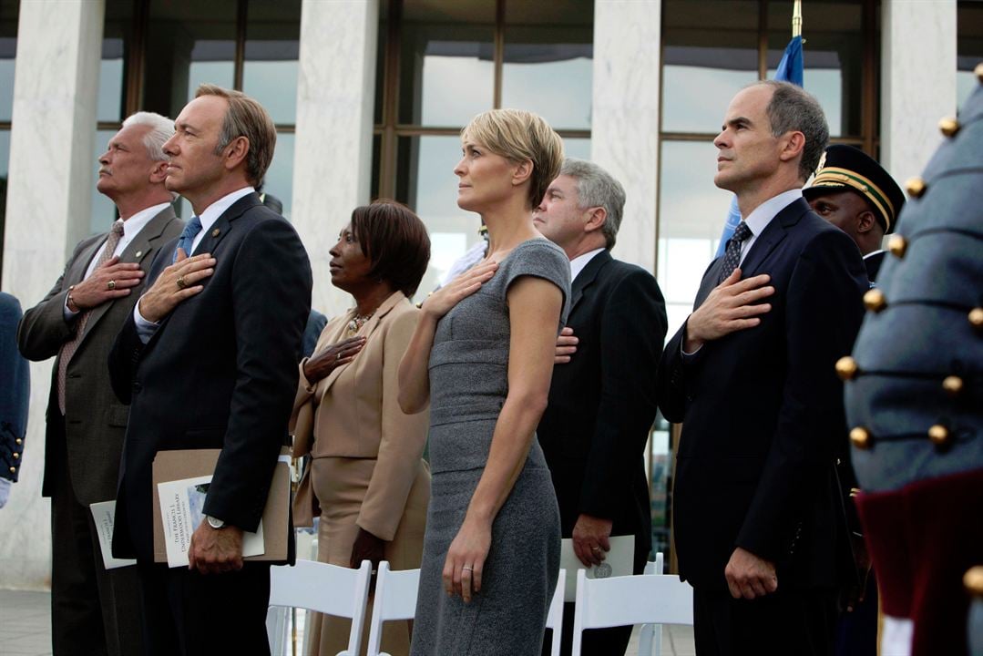 House of Cards : Photo Kevin Spacey, Robin Wright, Michael Kelly