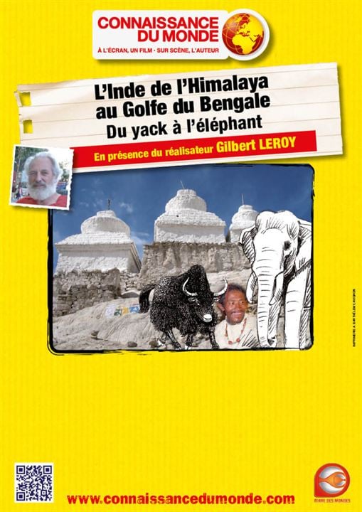 L'Inde de l'Himalaya au golfe du Bengale - Du yack à l'éléphant : Affiche