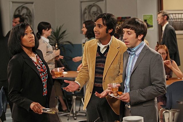 The Big Bang Theory : Photo Regina King, Kunal Nayyar, Simon Helberg