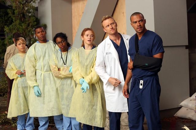 Grey's Anatomy : Photo Tina Majorino, Jesse Williams, Sarah Drew, Jerrika Hinton, Gaius Charles