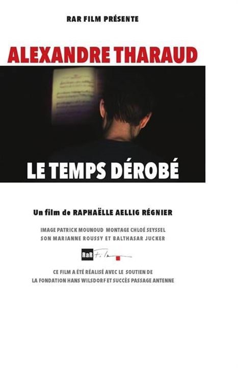 Alexandre Tharaud – Le temps dérobé : Affiche