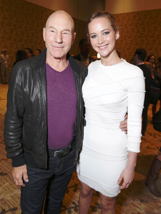 X-Men: Days of Future Past : Photo promotionnelle Patrick Stewart, Jennifer Lawrence