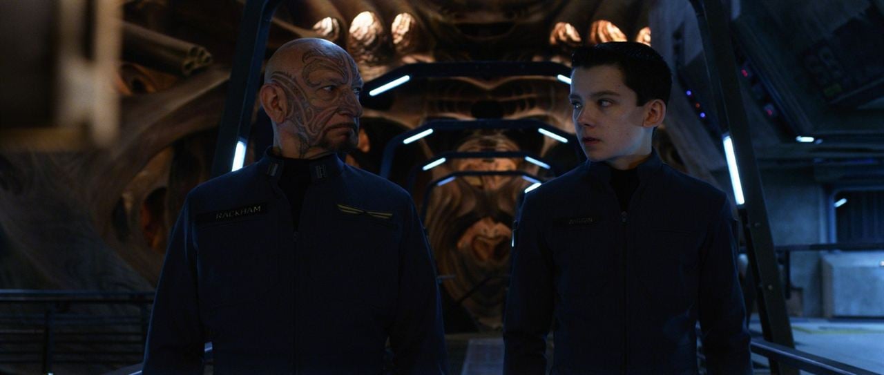 La Stratégie Ender : Photo Asa Butterfield, Ben Kingsley