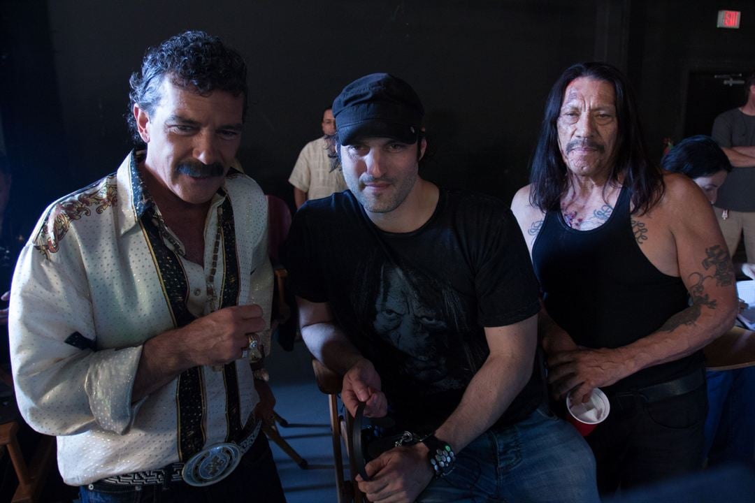 Machete Kills : Photo Antonio Banderas, Danny Trejo, Robert Rodriguez