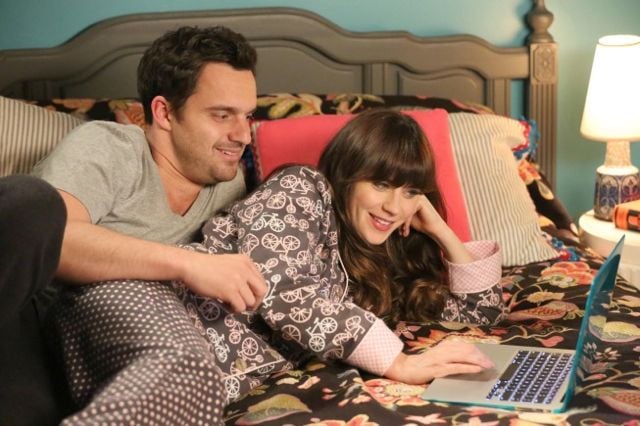 New Girl : Photo Jake Johnson, Zooey Deschanel