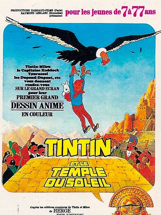 Tintin et le Temple du soleil : Affiche