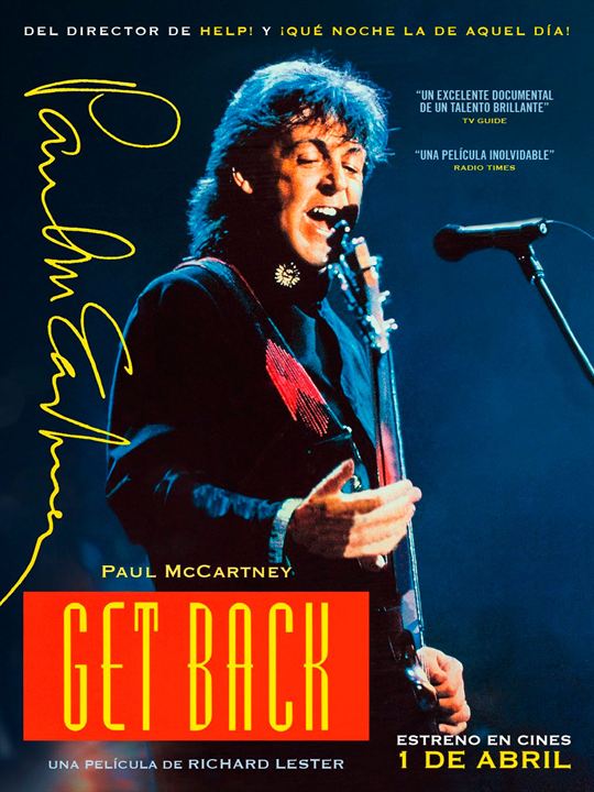 Paul McCartney's Get Back : Affiche