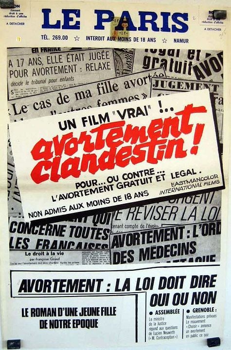 Avortement clandestin ! : Affiche