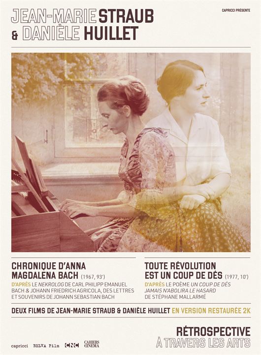 Toute révolution est un coup de dés / Chronique d’Anna Magdalena Bach : Affiche