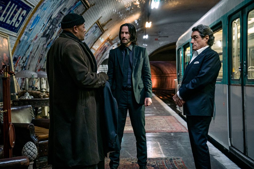 John Wick : Chapitre 4 : Photo Keanu Reeves, Laurence Fishburne, Ian McShane
