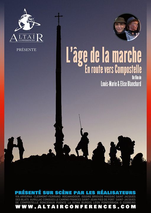 Altaïr Conférences - L’âge de la marche : En route vers Compostelle : Affiche