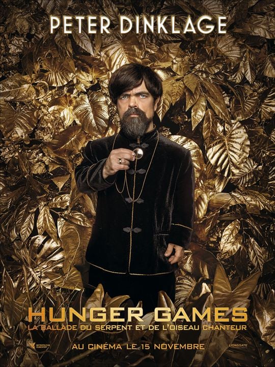 Hunger Games: la Ballade du serpent et de l'oiseau chanteur : Affiche