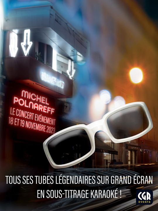 Michel Polnareff : le concert iconique au cinéma : Affiche