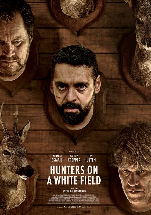 Hunters on a White Field : Affiche
