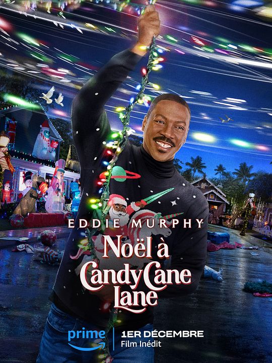 Noël à Candy Cane Lane : Affiche