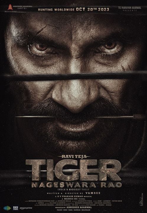 Tiger Nageswara Rao : Affiche