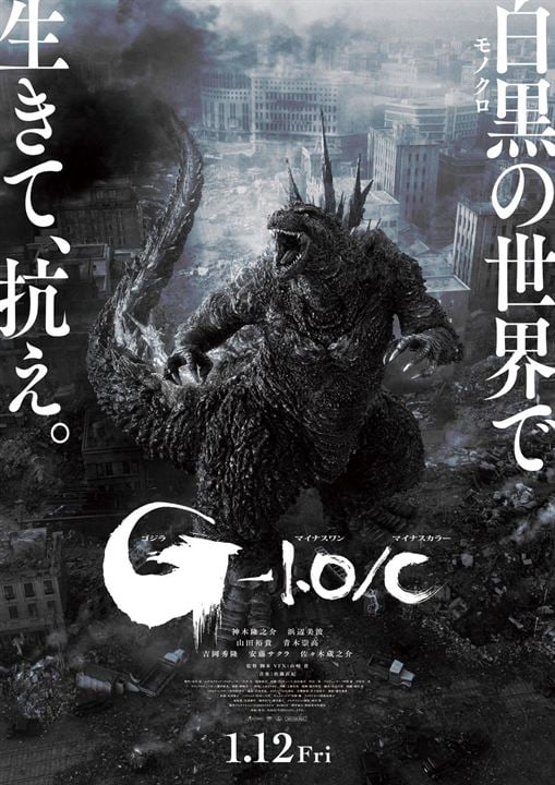 Godzilla Minus One : Affiche