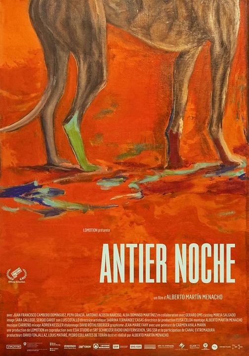 Antier noche : Affiche