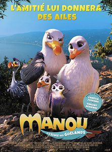 Affiche du film Manou, à l’école des goélands