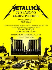 Affiche du film Metallica: 72 Seasons - Global Premiere