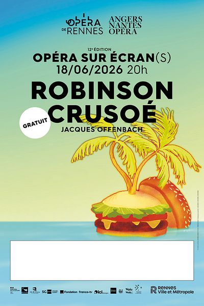 Affiche du film Robinson Crusoé (Opéra de Rennes)