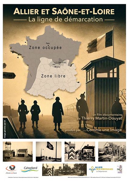 Affiche du film Allier et Saône-et-Loire, la ligne de démarcation