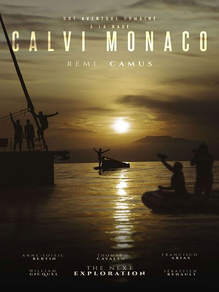 Affiche du film Calvi Monaco, une exploration scientifique à la nage