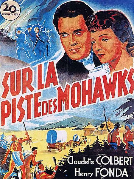Affiche du film Sur la piste des Mohawks