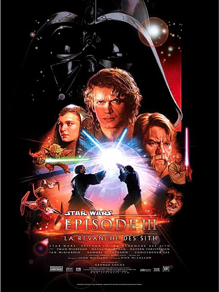 Affiche du film Star Wars, épisode III : La Revanche des Sith