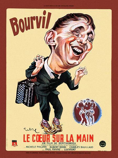Affiche du film Le coeur sur la main