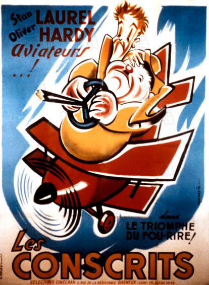 Affiche du film Laurel et Hardy conscrits