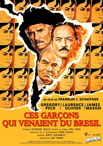 Affiche du film Ces garçons qui venaient du Brésil