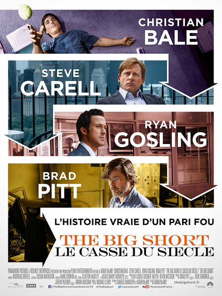 Affiche du film The Big Short : le Casse du siècle