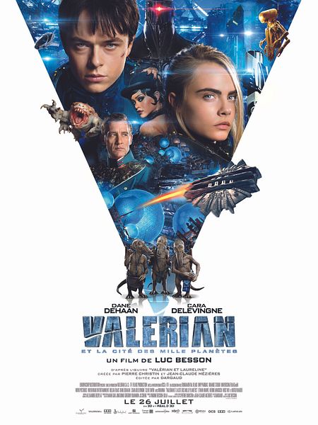 Affiche du film Valérian et la Cité des mille planètes