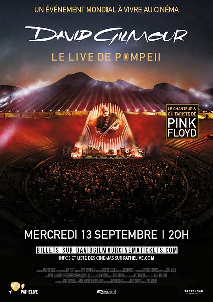 Affiche du film Pink Floyd's David Gilmour - Le live de Pompéi