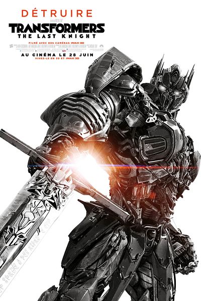 Affiche du film Transformers: The Last Knight