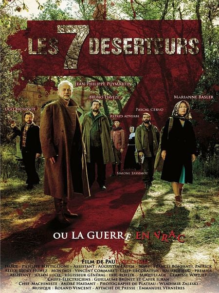 Affiche du film Les sept déserteurs ou la guerre en vrac