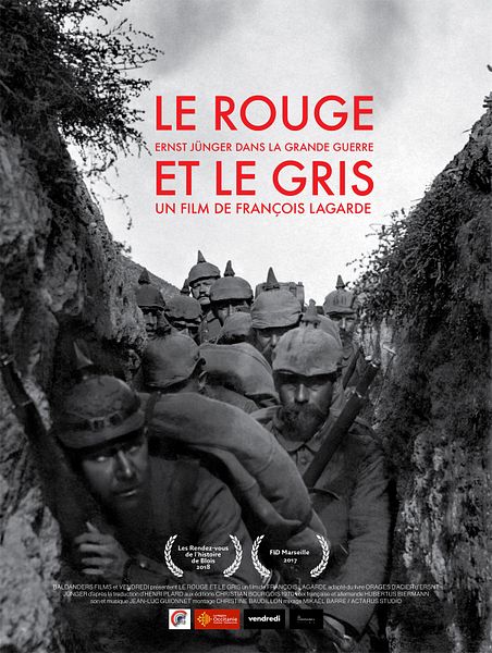 Affiche du film Le Rouge et le Gris, Ernst Jünger dans la grande guerre