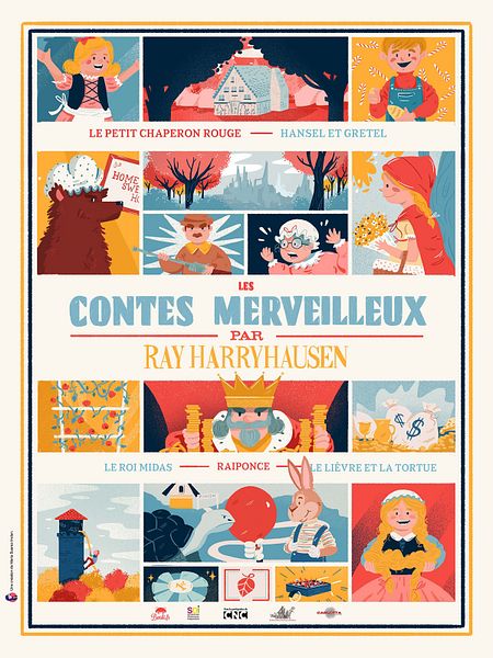 Affiche du film Les Contes merveilleux par Ray Harryhausen