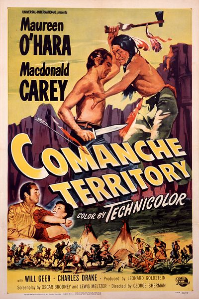 Affiche du film Sur le territoire des Comanches