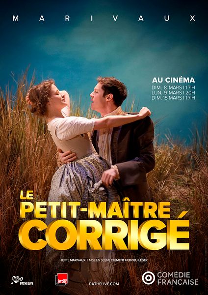Affiche du film Le Petit-Maître corrigé (Comédie-Française)