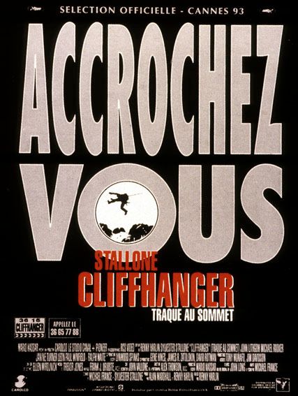 Affiche du film Cliffhanger, traque au sommet
