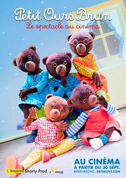 Affiche du film Petit Ours Brun - Le spectacle au cinéma