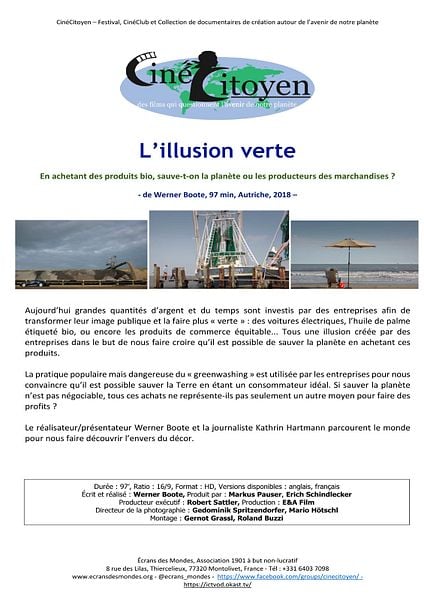 Affiche du film L'Illusion verte
