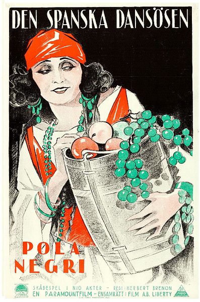 Affiche du film La danseuse Espagnole