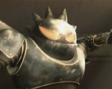 "Je ne me battrai pas" - Toby affronte un robot dans l'arène...